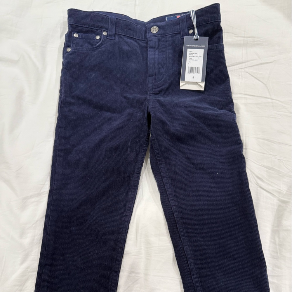 Vineyard Vines Dark Blue Corduroy Trousers